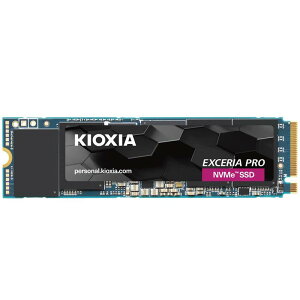 LINVA(KIOXIA) M.2 Type2280 SSD 2TB EXCERIA NVMe PRO Gen4x4 YBiCS FLASH