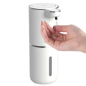 �\�[�v�f�B�X�y���T�[ �n���h�\�[�v ���� �A �f�o��4�i�K���� 400ml �Ǌ|�� ��� �m�[�^�b�` IPX5�h�� �����x�Z���T�[ �f�B�X�y���T�[ �ׂ����A �[�d�� �L�b�`�� ���ʏ��ȂǂɓK�p (�z���C�g)