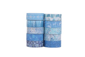 Macks.i(�}�b�N�X�E�A�C) �}�X�L���O�e�[�v 10���Z�b�g �}�X�e Winter �~ 15mm×5m �� ���݂̖� �� �j�t�� ���F ���� (Winter)