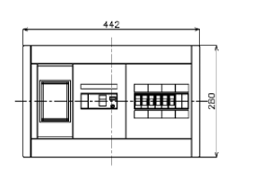 BQWB3462 �p�i�\�j�b�N �Z��d�� �X�b�L���p�l���R���p�N�g21 �I�o�`�i6+2 40A)