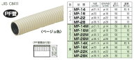 MF-16 未来工業 ミラフレキ（PFD）50m巻 ベージュ色