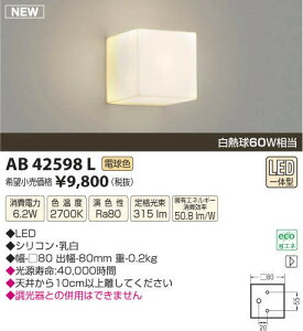 AB42598L �R�C�Y�~�Ɩ� LED�u���P�b�g���C�g(6.2W�A�d���F)