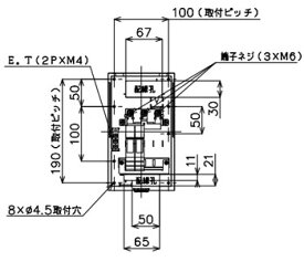 【5/10ポイント最大9倍(+SPU)】BQNE2232K パナソニック プラスばん エコキュート・IH専用回路搭載(2+2)