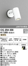 【6/1ポイント最大7倍(+SPU)】OG254356 オーデリック 屋外用LEDスポットライト[ミディアム配光](6.7W、電球色)
