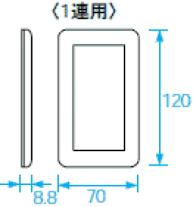 WTC7101F �p�i�\�j�b�N �X�C�b�`�v���[�g(1�A�p)(���E���h)(�x�[�W��)