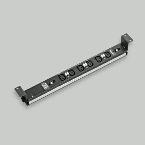 HA9060LC �A�����J���d�@ IEC C-13 �R���Z���g�o�[6�� ���b�N�@�\�t 1U�^�C�v �ڒn�`2P 20A 250V