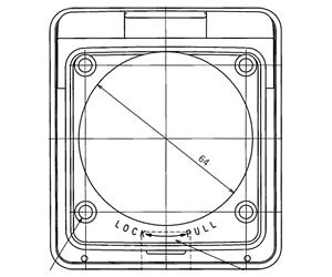 PLC64W �A�����J���d�@ �h���p�l�����t�g�J�o�[(��64�A���ړI�p�A�i�C������)