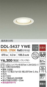 DDL-5437YWE ����d�@ LED�_�E�����C�g ��100 �d���F