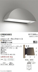 ERB6566S �����Ɩ� �A�E�g�h�A�u���P�b�g���C�g �ی` �V���o�[ Block70 3000K �d���F