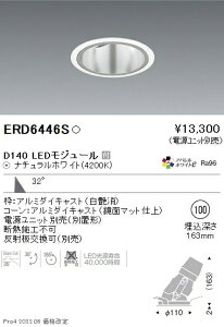 ERD6446S �����Ɩ� DUAL ���j�o�[�T���_�E�����C�g ��100 D140 4200K ���F �L�p�y�d�����j�b�g�ʔ��z