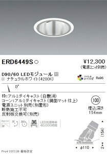 ERD6449S �����Ɩ� DUAL ���j�o�[�T���_�E�����C�g ��100 D90 D60 4200K ���F ���p�y�d�����j�b�g�ʔ��z
