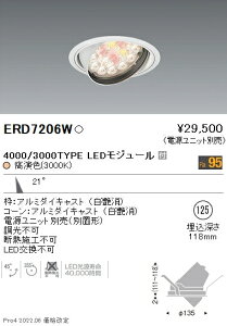 ERD7206W �����Ɩ� Rs ���j�o�[�T���_�E�����C�g ��125 ���N���� R3000 �d���F�y�d�����j�b�g�ʔ��z
