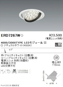 ERD7267W �����Ɩ� Rs���j�o�[�T���_�E�����C�g ��125 R4000K ���F�y�d�����j�b�g�ʔ��z