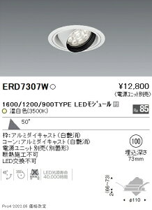 ERD7307W �����Ɩ� Rs���j�o�[�T���_�E�����C�g ��100 R1600�E1200�E900 3500K �����F�y�d�����j�b�g�ʔ��z