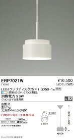 【5/25ポイント最大8倍(+SPU)】ERP7021W 遠藤照明 ペンダントライト Disk75【ランプ別売】