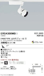ERS4300WB �����Ɩ� COB�X�|�b�g���C�g 2400�^�C�v �A�p����4200K 31°