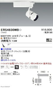 ERS4830WB �����Ɩ� COB�X�|�b�g���C�g 600TYPE 2700K �ʑ�����