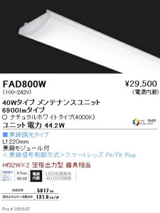 FAD800W Ɩ SOLID 40W×2 6900lm  4000K