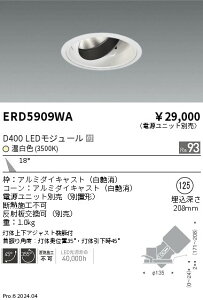 ERD5909WA �����Ɩ� DUAL ���j�o�[�T���_�E�����C�g D400 �����F3500K ���p�y�d�����j�b�g�ʔ��z