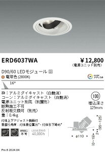 ERD6037WA �����Ɩ� DUAL ���j�o�[�T���_�E�����C�g D90 D60 �d���F2800K ���p�y�d�����j�b�g�ʔ��z
