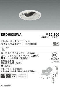 ERD6038WA Ɩ DUAL jo[T_ECg D90 D60 F4000K Lpydjbgʔz