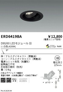 ERD6419BA �����Ɩ� DUAL ���j�o�[�T���_�E�����C�g D90 D60 ���F4200K ���p�y�d�����j�b�g�ʔ��z