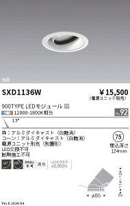 SXD1136W �����Ɩ� Synca ��^���j�o�[�T���_�E�����C�g 900TYPE ���p ���y�d�����j�b�g�ʔ��z