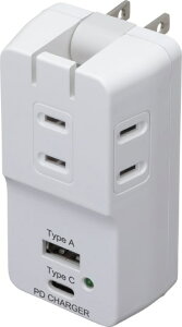 JUT-32ACW �����d�@ USB PD�Ή�AC�[�d��