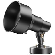 K00F-F/BK 岩崎電気 投光器 アイ ランプホルダ 屋外・屋内用 黒色 フランジタイプ【ランプ別売】【メーカ…