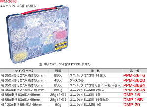 PPM-3616 �W�F�t�R�� �p�b�N�p�[�c�{�b�N�X�~�j �P�[�X�Z�b�g(����16�Z�b�g)