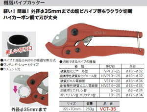 VCT-35 �W�F�t�R�� �����p�C�v�J�b�^�[(�O�a��35mm�܂�)