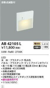 AB42105L RCY~Ɩ _ŊtLEDtbgCg(0.8WAdF)