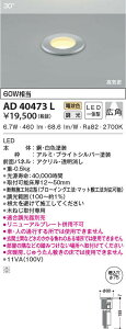 AD40473L �R�C�Y�~�Ɩ� ���o�p�������Ɩ����(7.3W�A30�x�A�d���F�A��75)