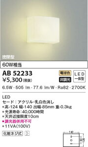 AB52233 �R�C�Y�~�Ɩ� LED�u���P�b�g���C�g �d���F