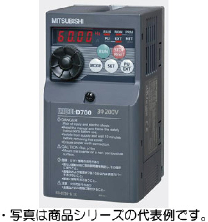 楽天市場】FR-D740-2.2K 三菱 簡単・小形インバータ D700シリーズ[三相 