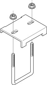 DH2UL19 ネグロス 形鋼用交差支持金具
