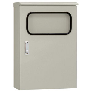 ORM20-55AC 日東工業 窓付屋外用制御盤キャビネット(屋根付、防水形、鉄製基板) クリーム色、フカサ200mm