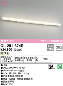 OL251874R �I�[�f���b�N LED�u���P�b�g���C�g (�d���F2700K�A848lm)