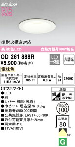 OD261888R �I�[�f���b�N LED�_�E�����C�g ���C��SB�` ��100 �d���F