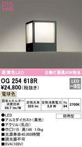 OG254618R オーデリック LED門柱灯 電球色