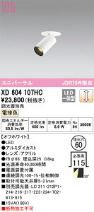 XD604107HC I[fbN LED_EX|bgCg 60  dF3000K