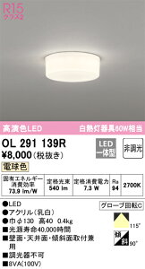 OL291139R �I�[�f���b�N LED���^�V�[�����O���C�g �d���F�yOL291139�̌�p�@��z