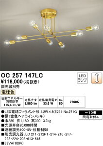 OC257147LC �I�[�f���b�N LED�V�����f���A ���� �d���F
