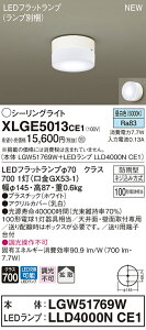 XLGE5013CE1 パナソニック 軒下用LEDシーリングライト 拡散 昼白色
