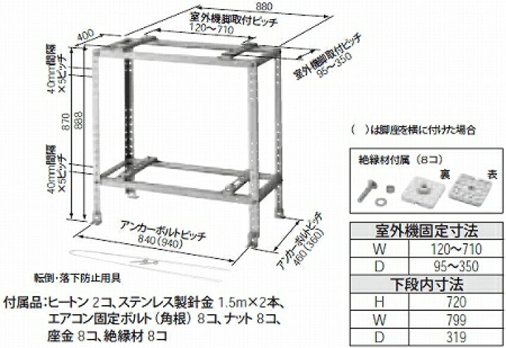楽天市場】CZ-UNB1Z パナソニック 二段置台(ZAM製) : タロトデンキ