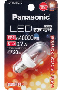 LDT1L-E12/C �p�i�\�j�b�N LED�����d��(T�`�AE12�A�N���A)
