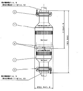 WA5520 �p�i�\�j�b�N ���|�h���S���R�[�h�R�l�N�^(�Z�b�g�i)(�ڒn2P(��3P) 20A 250V)