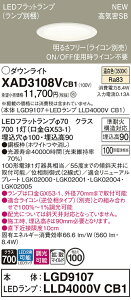 XAD3108VCB1 �p�i�\�j�b�N LED�_�E�����C�g ��100 �g�U ���� �����F