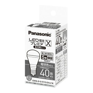 LDA5L-D-G-E17/S/Z4A/1K �p�i�\�j�b�N LED�d�� E17���� ��ʓd���^�C�v �p���b�N �L�z���^�C�v 60�`���� �����F