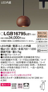 LGB16795LE1 �p�i�\�j�b�N �z���_�N�g�p�y���_���g (�R�[�h���[�@�\�t) [�g�U�^�C�v] (�����b�N�A4.3W�A�d���F)